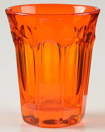 Provincial-Orange Flat Juice Glass