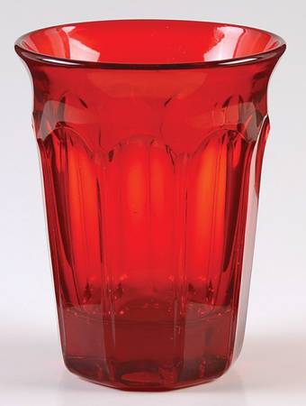 Provincial-Red Flat Juice Glass