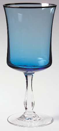 Rainbow-Blue (Platinum Trim) by Noritake