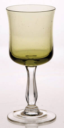 Rainbow-Dark Green (No Trim) Cordial Glass