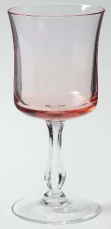Rainbow-Pink (No Trim) Wine Glass