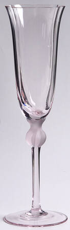 Resplendent-Pink Fluted Champagne