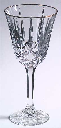 Rockford Gold Wine Glass