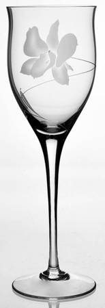 Royal Orchid Wine Glass