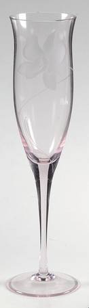 Royal Orchid-Pink Fluted Champagne