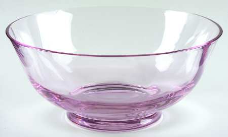 Royal Pierpont-Pink 9" Footed Round Bowl