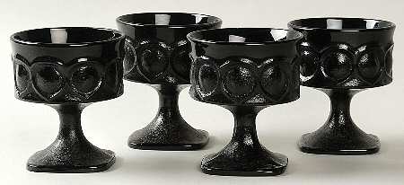 Spotlight-Ebony Champagne Tall Sherbet - Set of 4
