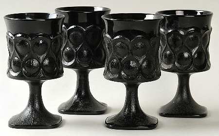 Spotlight-Ebony Water Goblet - Set of 4