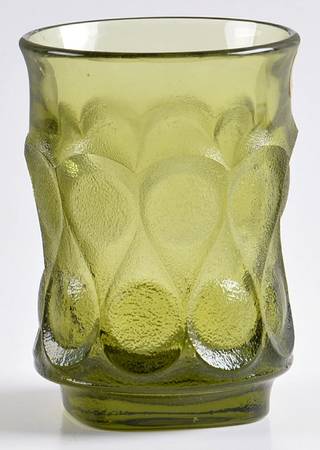 Spotlight-Olive Green Flat Juice Glass