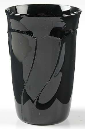 Sweet Swirl-Black Highball Glass