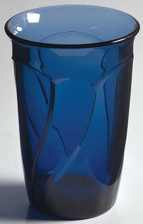 Sweet Swirl Dark Blue (Midnight) Highball Glass