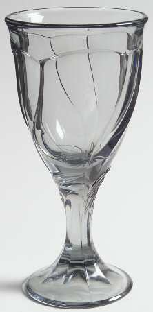 Sweet Swirl-Gray Wine Glass
