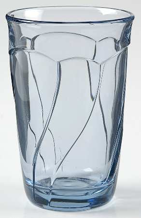 Sweet Swirl-Light Blue Highball Glass