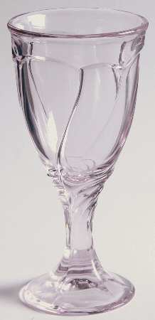 Sweet Swirl Pink Wine Glass