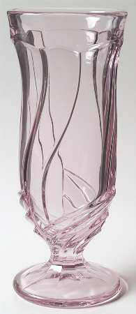 Sweet Swirl Pink Flower Vase