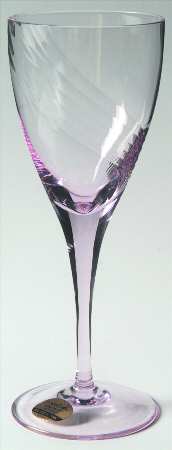 Vista Pink Wine Glass