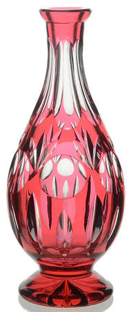 Bamberg (Curved in Bowl Shape) Ruby Cordial Decanter No Stopper