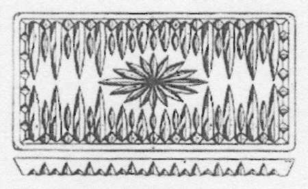 Lady Rectangular Sandwich Tray