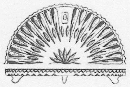 Lady Footed Cake Plate