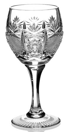 Paris (Cut Stars) Clear Wine Glass