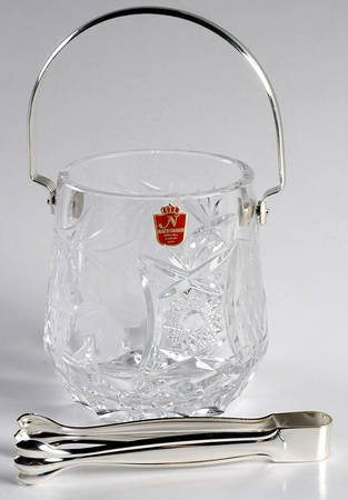 Traube Ice Bucket with Tongs