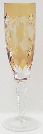 Traube Amber Fluted Champagne