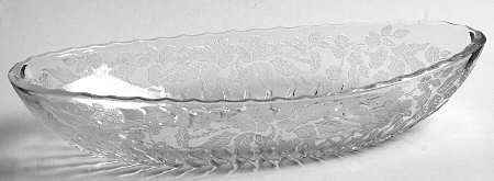 Flower Basket-Clear 10" Oval Celery