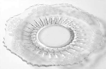 Flower Basket-Clear Mayonnaise Underplate Only