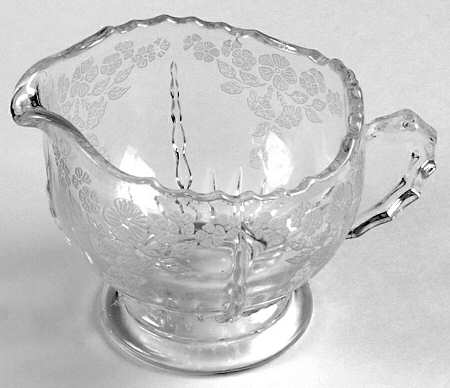 Flower Basket-Clear Creamer