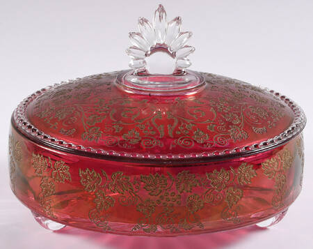 Florentine 3 Part Candy Dish & Lid