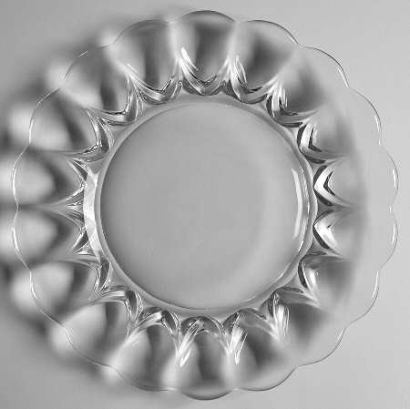 Janice-Clear Luncheon Plate