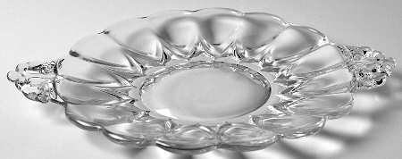 Janice-Clear 7" 2 Handled Plate