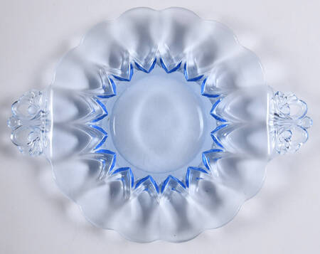 Janice Blue 7" 2 Handled Plate