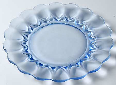Janice Blue Luncheon Plate