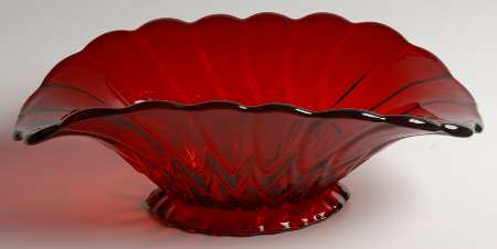 Janice-Ruby 12" Oval Bowl