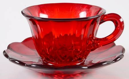 Janice-Ruby Cup & Saucer Set