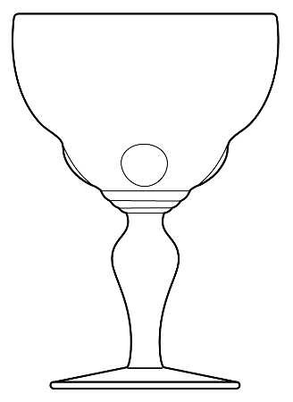Moondrops-Clear Wine Glass