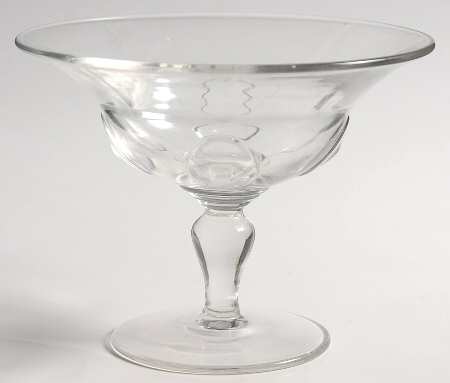 Moondrops-Clear Round Compote (Height X Width)