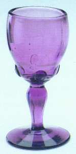 Moondrops-Amethyst Cordial Glass