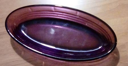 Moondrops-Amethyst 7" Oval Relish