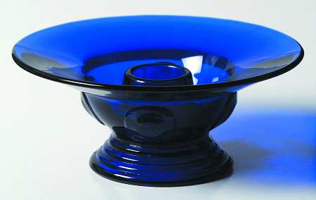 Moondrops-Cobalt Blue Single Light Candlestick