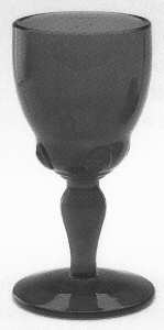 Moondrops-Dark Green (Evergreen) Cordial Glass