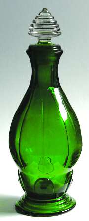 Moondrops-Dark Green (Evergreen) Decanter & Stopper