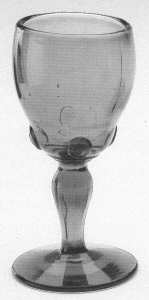 Moondrops-Green (Light Green) Cordial Glass