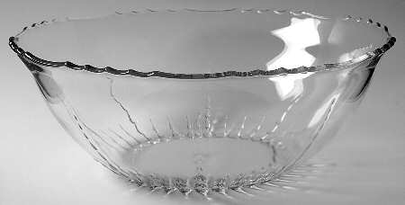 Radiance Clear Flared Punch Bowl