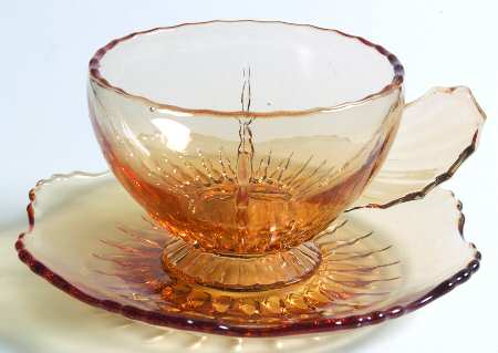 Radiance Amber Cup & Saucer Set