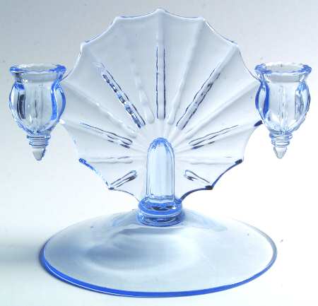 Radiance Ice Blue Double Light Candlestick