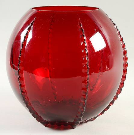 Radiance Ruby (No Trim) Punch Bowl