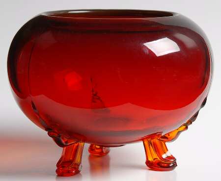 Radiance Ruby (No Trim) 4" Rose Bowl
