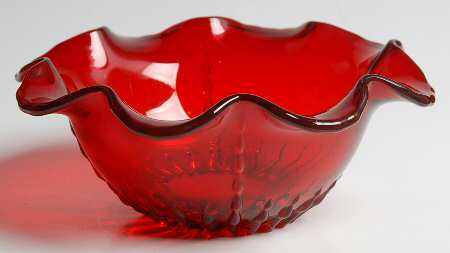 Radiance Ruby (No Trim) 6" Flared Bon Bon